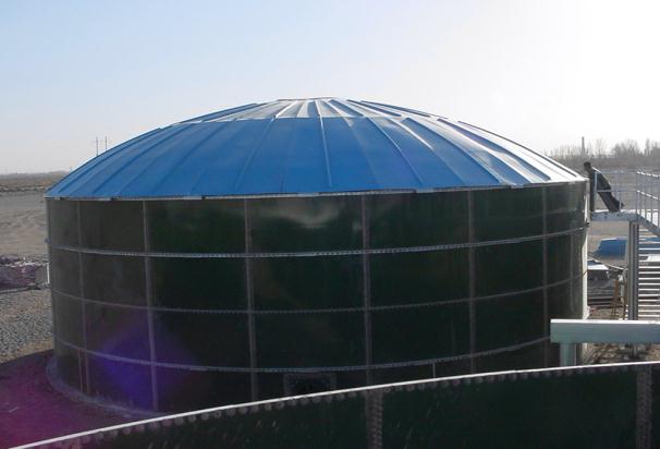 Biogas enamel tank introduce