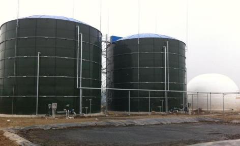 biogas enamel assembled tank