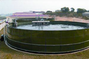 round water circular iron bolted tank - NVirotech Bolted Steel Storage Tanks