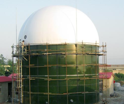 sizes of storage tank for biogass