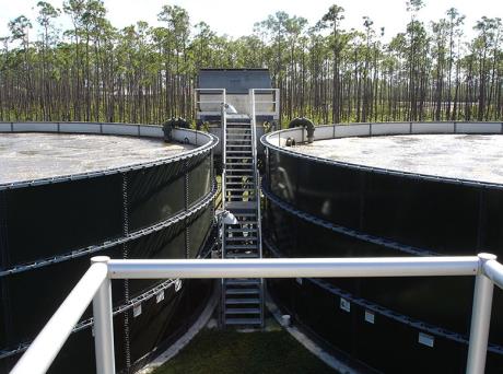 wastewater storage tank design