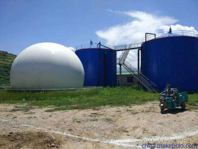 wwtp methane biogas storage tank density presure