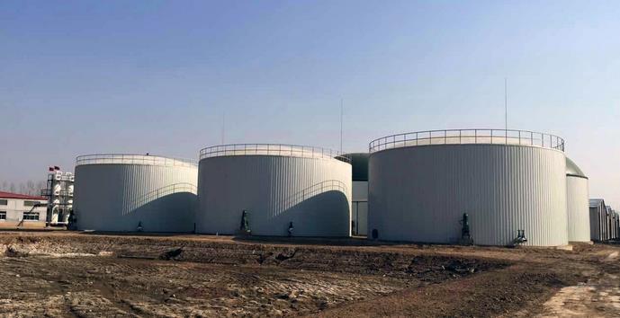 biogas assembled tank case